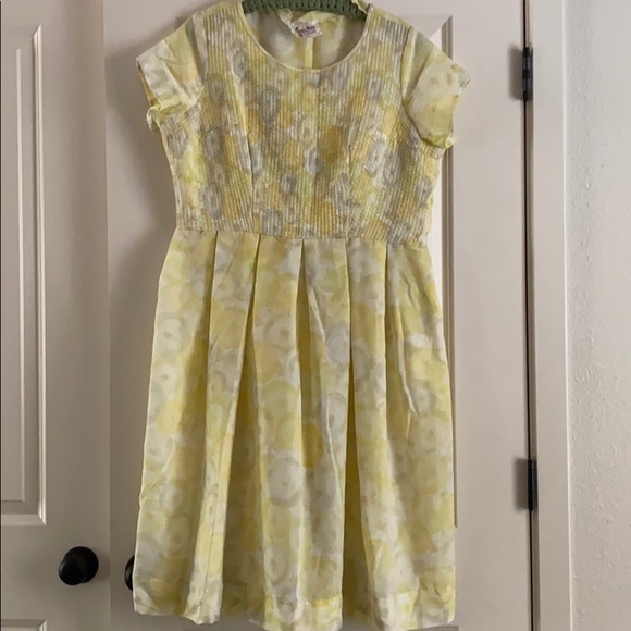 True Vintage Yellow Party Dress - Picture 1 of 6